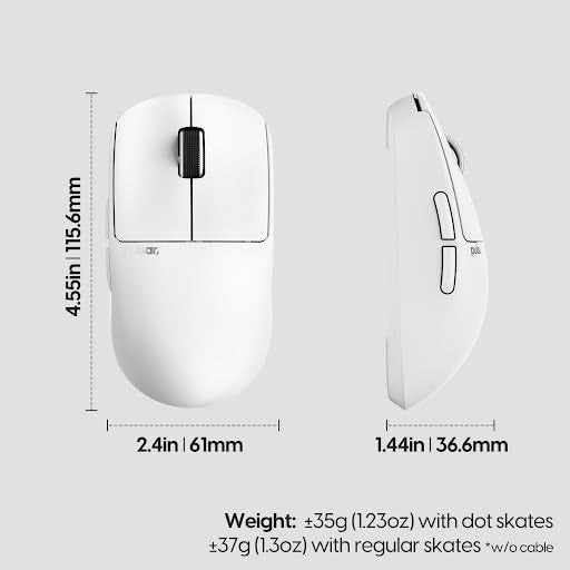 Pulsar X2N Crazylight Wireless Gaming Mouse White