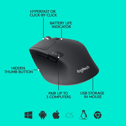 Logitech M720 Triathlon Wireless Mouse