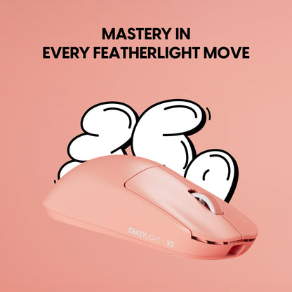 Pulsar X2N Crazylight Wireless Gaming Mouse White