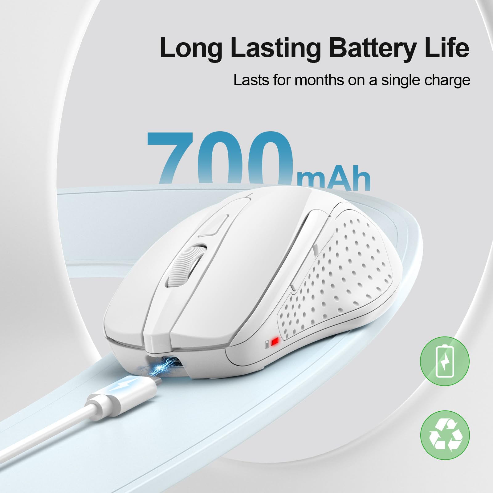 TECKNET Wireless Bluetooth Mouse Green