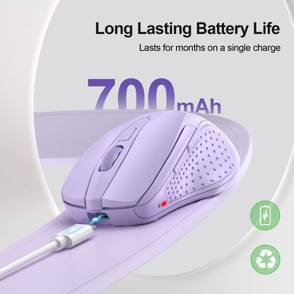 TECKNET Wireless Bluetooth Mouse Green