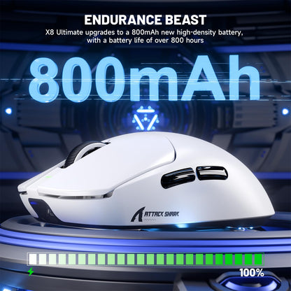 ATTACK SHARK X8 Ultimate Wireless Gaming Mouse