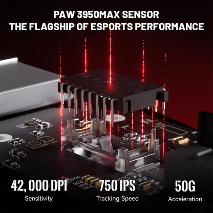 ATTACK SHARK X8 Wireless Gaming Mouse White