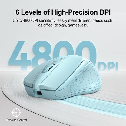 TECKNET Wireless Bluetooth Mouse Green