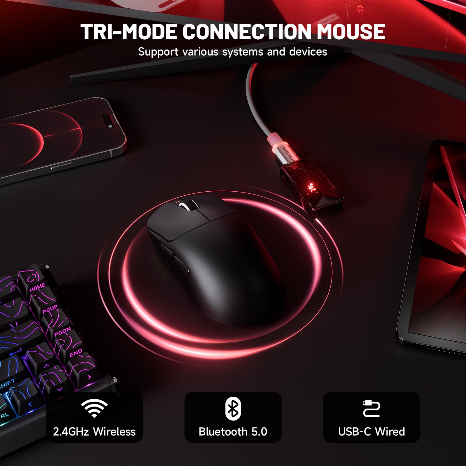 ATTACK SHARK X8 Ultimate Wireless Gaming Mouse
