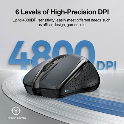 TECKNET Wireless Bluetooth Mouse Green