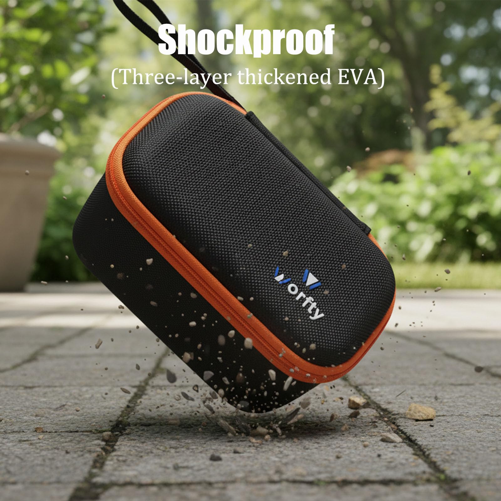 worfty Travel Case for ProtoArc EM11 Mouse Black