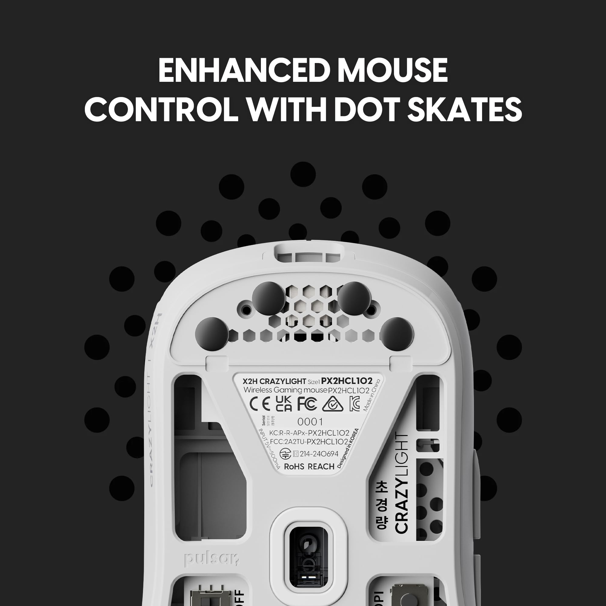 Pulsar X2N Crazylight Wireless Gaming Mouse White