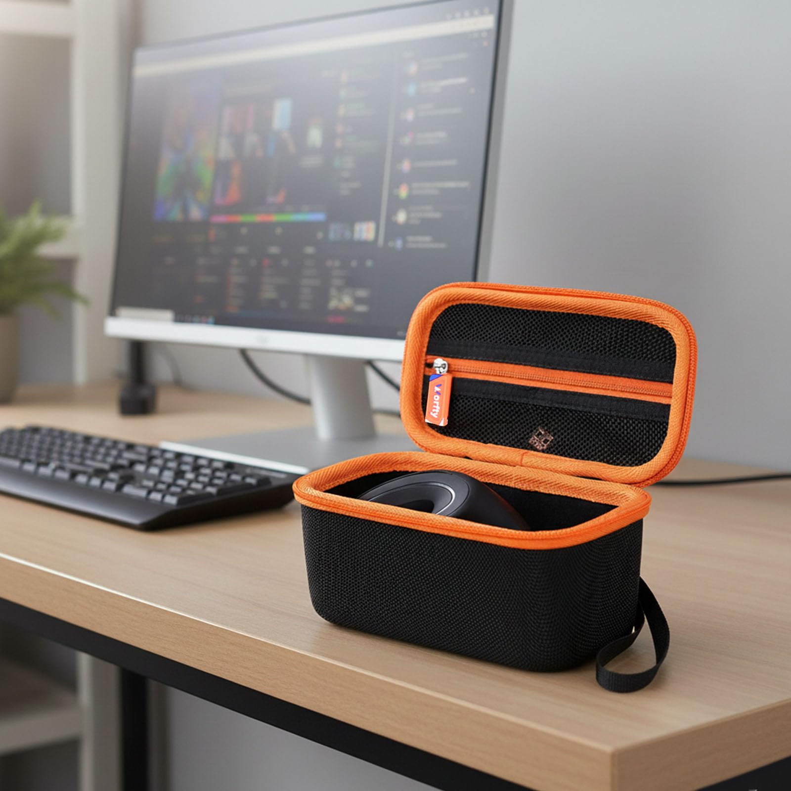 worfty Travel Case for ProtoArc EM11 Mouse Black