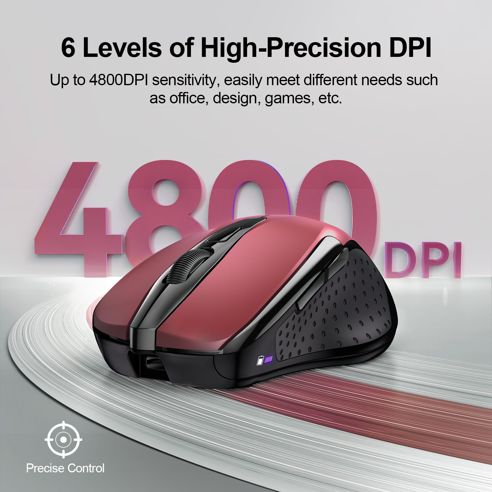 TECKNET Wireless Bluetooth Mouse Green