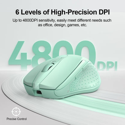 TECKNET Wireless Bluetooth Mouse Green