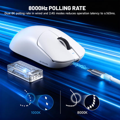 ATTACK SHARK X8 Ultimate Wireless Gaming Mouse