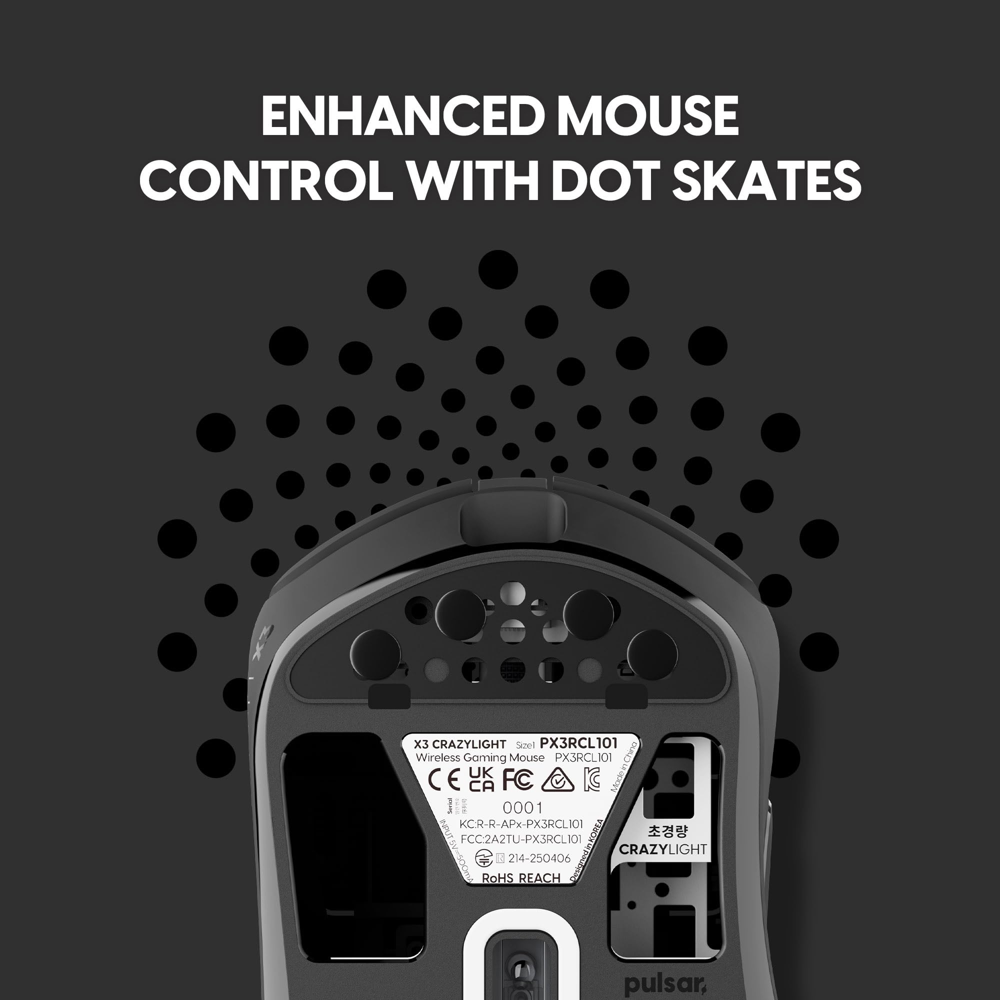 Pulsar X2N Crazylight Wireless Gaming Mouse White