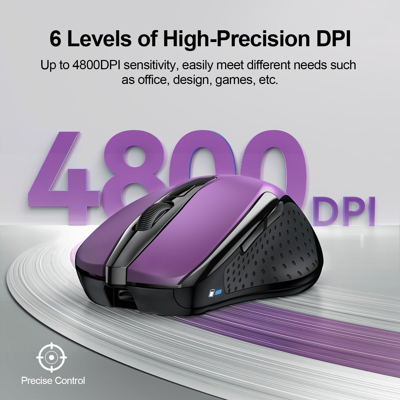 TECKNET Wireless Bluetooth Mouse Green