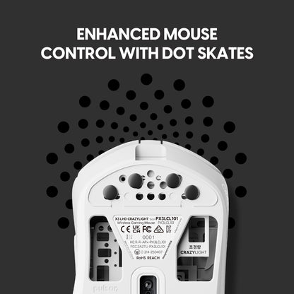 Pulsar X2N Crazylight Wireless Gaming Mouse White