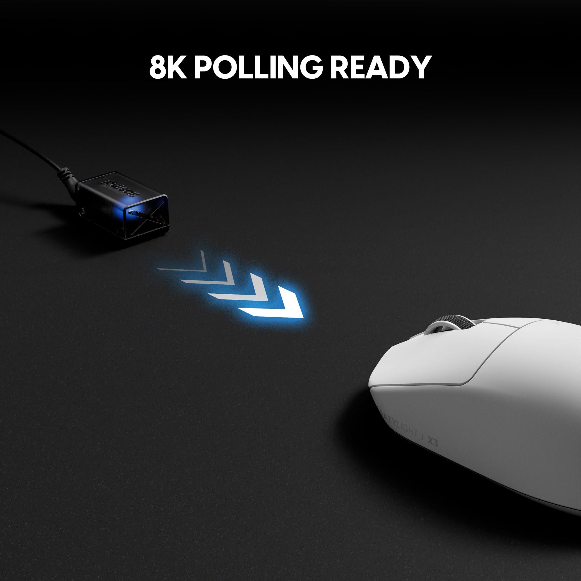 Pulsar X2N Crazylight Wireless Gaming Mouse Black