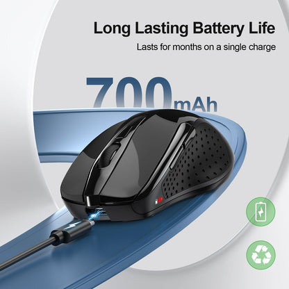 TECKNET Wireless Bluetooth Mouse Green