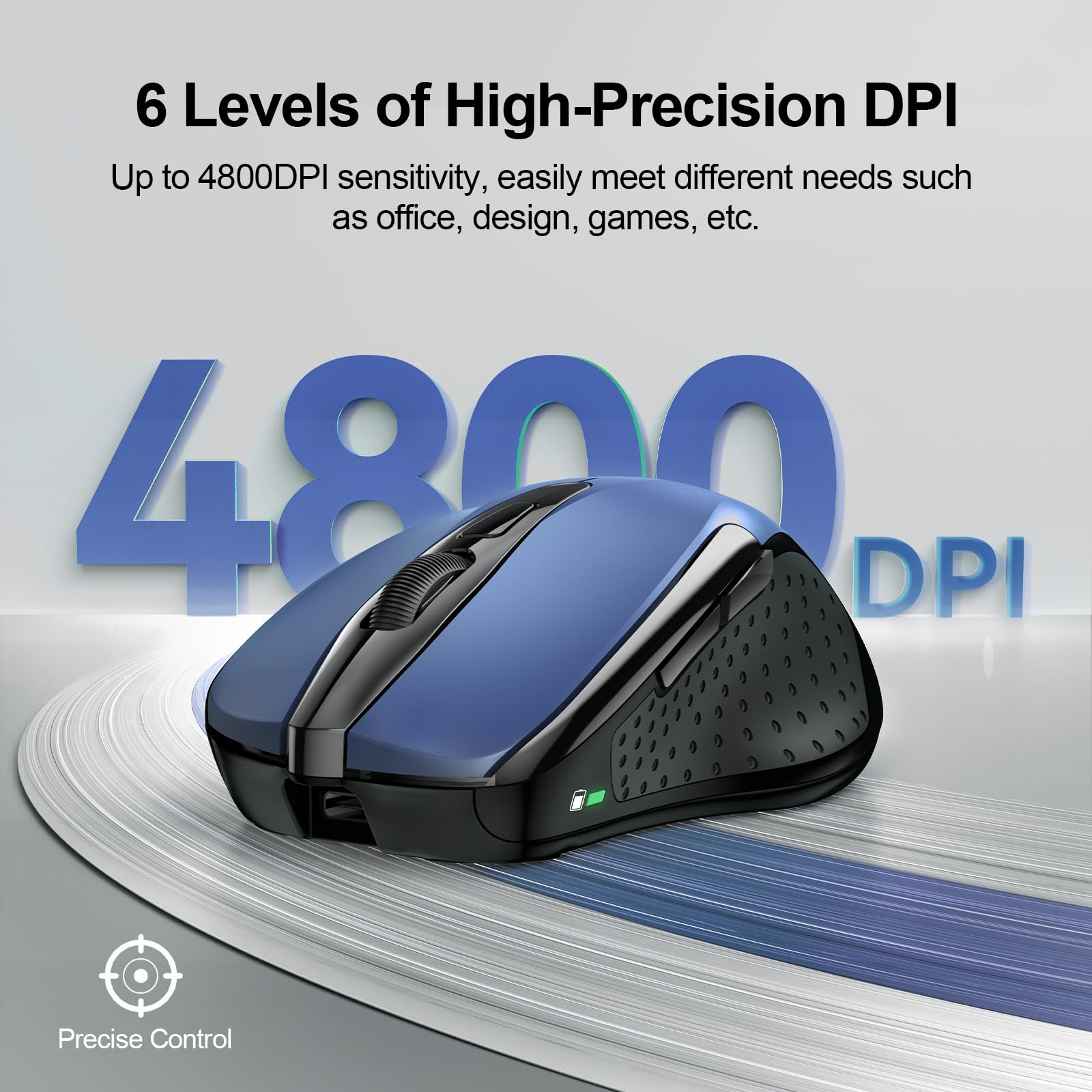 TECKNET Wireless Bluetooth Mouse Green